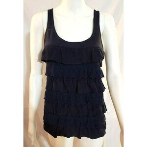 Abercrombie & Fitch Kids Tiered Lace Ruffle Racerback Tank - Size XL